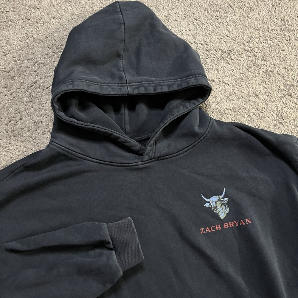 Zach Bryan Burn Burn Burn 2023 Tour UK Europe America Hoodie Sweatshirt Large